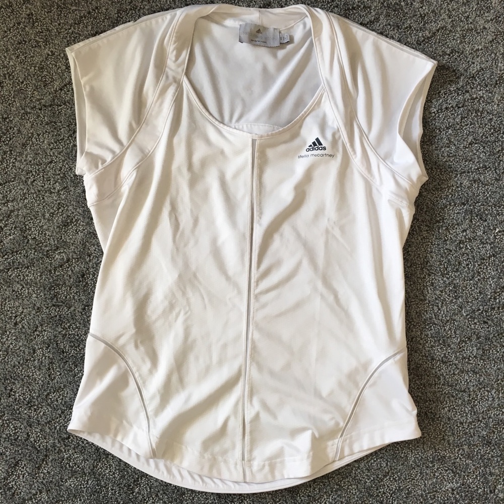 Adidas by Stella McCartney White Tennis Top 40
